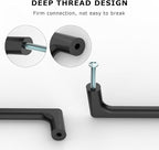 10 Pack Matte Black Cabinet Pulls 5 Inch Kitchen Cabinet Handles Cabinet Hardware Kitchen Handles for Cabinets Cupboard Handles Black Dresser Pulls Drawer Handle