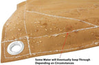 Mytee Products 12' x 16' Tan Canvas Tarp 12oz Heavy Duty Water Resistant