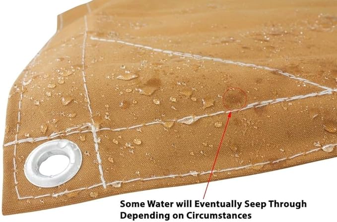 Mytee Products 16' x 20' Tan Canvas Tarp 12oz Heavy Duty Water Resistant