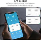 Smart Home Energy Monitor with 2 x 120A CTs, Real-Time Electricity Usage Monitor, Bi-Directional Power Tracking, Supports Single-Phase 3-Wire System, 2.4GHz Wi-Fi (WiFi Version)