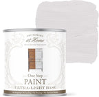 AMY HOWARD AT HOME Chalk-Based One Step Paint for Furniture, Cabinetry, Decor, Finish, and More | No Stripping, Sanding, or Priming | Ultra-Light Base | 32 Ounce | Spa White