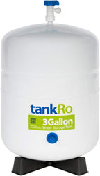 3 Gallon RO Expansion Tank – Compact Reverse Osmosis Water Storage Pressure Tank with Free Tank Ball Valve
