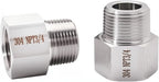 2 pieces Npt3/4 Female to Npt3/4 Male Reducer,3/4-3/4Water pipe Adapter, Fabricate of 304 Stainless Steel