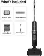 Tineco Floor One S7 Stretch Steam Cordless Wet Dry Vacuum Steam Mop All-in-One, 320℉ HyperSteam, 180° Lay-Flat, Anti-Tangle Design, FlashDry Self-Cleaning, Up to 80 Min Runtime