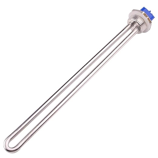 DERNORD 240V 5500W Water Heater Element Screw-in Heating Element High Watt Density (240V 5500W)