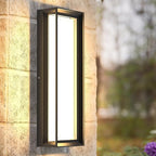 Sytmhoe LED Square Outdoor Wall Lights,16inch 3000K 10%-100% Dimmable Exterior Wall Light Aluminum&PC Body Waterproof IP65 led Porch Light for House Patio Garage Garden