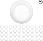 40 Packs 6 Inch LED Low Profile Recessed & Surface Mount Disk Light, Round, 15W, >900 Lumens, 5000K Daylight White, CRI80, Driverless Design, Dimmable, ETL Listed, White