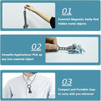 2 Pcs Stud Ball Magnetic Stud Finder With 27 Pounds of Pull Magnetic Power, Stud Finder Wall Scanner, Metal Stud Finder Tool for Walls Detected and Located, for Drywall, Ceramic Tiling, Wood