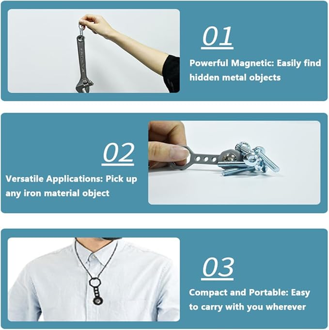 3Pcs Stud Ball Magnetic Stud Finder With 27 Pounds of Pull Magnetic Power, Stud Finder Wall Scanner, Metal Stud Finder Tool for Walls Detected and Located, for Drywall, Ceramic Tiling, Wood