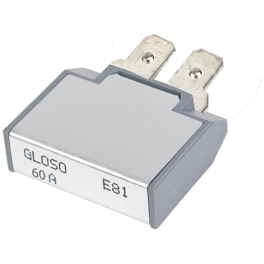 GLOSO Circuit Breaker E81 Long ATC Terminal (w/dimple), T1 Auto Reset (60A)