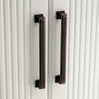 10 Pack 6.3 Inch(160mm) Hole Center Oil Rubbed Bronze Modern Cabinet Pulls Kitchen Cabinet Handles Kitchen Cabinet Hardware Timeless Drawer Pulls for Dresser Cupboard Wardrobe, ORB(6.3x10)