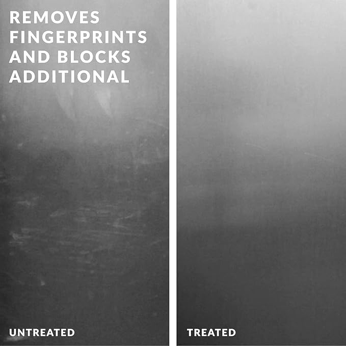 Pack of 3 Sprayway' Stainless Steel Cleaner - Foam Action Cleaner - 15 Fl Oz - Bundle With 10 Premium Microfiber Cleaning Cloth (With Grey Microfiber (10 Pack))