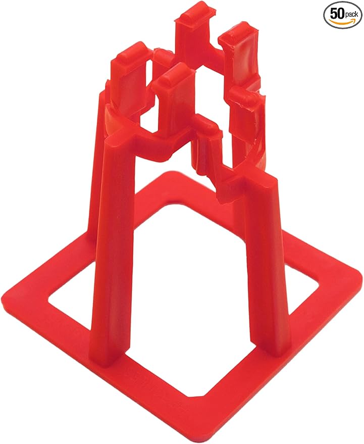 HERCULES 3" Rebar Chair - (50 Count) Superior Strength & Quality Concrete Snap Rebar Chair