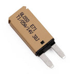 5 Amp 12V Mini Fuse Circuit Breaker Auto Reset ATM Low Profile- UL Certified- 12 Volt Self Resetting Blade Fuses 5A DC E71 for Car RV Automotive Truck Boat Solar - Pack of 3