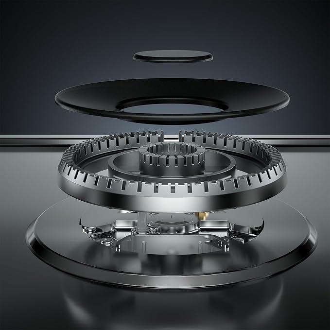 Empava 30 Inch Gas Cooktop, Stove Top LPG/NG Convertible, 5 SABAF Sealed Burners Made in Italy, Ion Ignition Technology,CSA Certified,in Stainless Steel, for Homes, kitchens