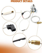 233-47845-05 Water Heater Pilot Assembly Fit for Bradford White Honeywell Natural Gas Water Heater, Gas Ignition Thermocouple Kit, Replacement 415-47845-05 233-47845-02A 233-47845-03