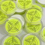 Bubble Spirit Level with Double Sided Adhesive Bottom, 40mm Circular Level Bubble Measuring Tools (40x10mm)