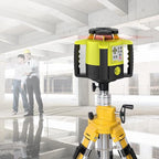 Elevator Tripod for Laser Level, 43.3-106.29 inch Height Adjustment Heavy Duty Survey Tripod, with Level Bubble & Diffusion Limiter, Liftable Non-Skid Feet for Construction
