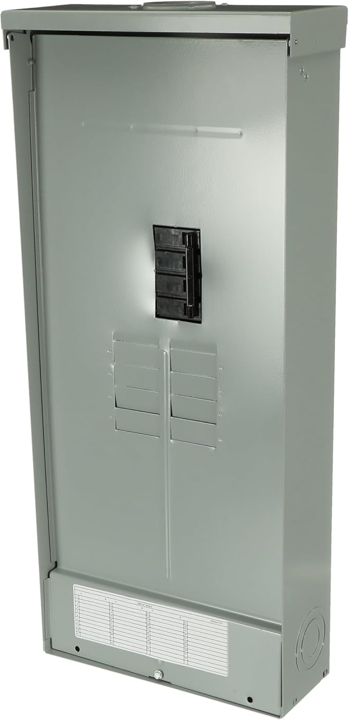 ABB TM820RCUFLP 200 Amp Mobile Home Outdoor Load Center • 1-Pole, 200 A, 16 -Circuit • NEMA 3R Enclosure • Plug-in Mounting • Main Breaker Load Centers • MH Outdoor Load Center