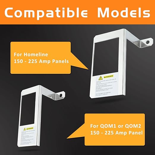 Generator Interlock Kit for Square D QOCGK2C QO or HOMCGK2C Homeline Main Breaker 150A-225A Panels, Load Center Accessory for Indoor and Outdoor Use