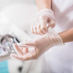 Schneider Clear Vinyl Exam Gloves, Latex-Free, Disposable Medical Gloves, Cleaning Gloves, Food Safe, Powder-Free, 4 mil