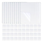 50PCS Premium Double Sided Mounting Squares Clear Tape,Heavy Duty Adhesive Pads for Pictures,Poster Hanging Strips - Strong Sticky Tack,Waterproof Adhesive for Shower,Wall Patch,Sticky Pads