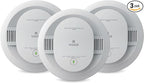 Kidde Smoke & Carbon Monoxide Detector for Home, AA Battery Powered, Voice Alerts, 3-Pack