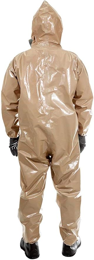 MIRA SAFETY Suit Disposable Protective Coverall with Hood and Elastic Cuff