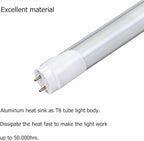 T8 LED Tube Lights 4ft,f40t12 Fluorescent Bulb Replacement,36W 3600lm,Daylight White 5000K,G13 4ft LED Bulbs,T12 Fluorescent Light Bulbs 48inch,Dual-Ended Power,Ballast Bypass,Pack of 10