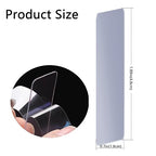 LMJIA Heavy Duty Double Sided Tape, Clear Reusable Mounting Tape Picture Hanging Adhesive Tape Removable Wall Tape Adhesive Poster Tape (100PC, Rectangular-inch*0.7inch)