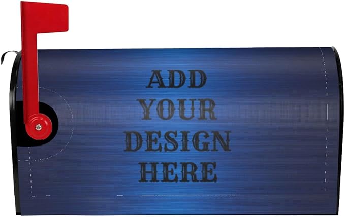 Personalized Magnetic Mailbox Covers Custom Picture/Photo/Text Street Magnetic Mailbox Covers for Garden Yard Home Decor Outdoor