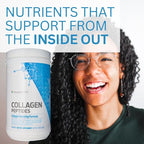 Youngevity Multi-Collagen Peptides Powder with Fulvic Powder – Hydrolyzed Grass-Fed, Marine, Chicken, & Eggshell Membrane Collagen – Hair, Skin, Nails, Joint, Bone Support – I, II, III, V, X – 11.4 oz