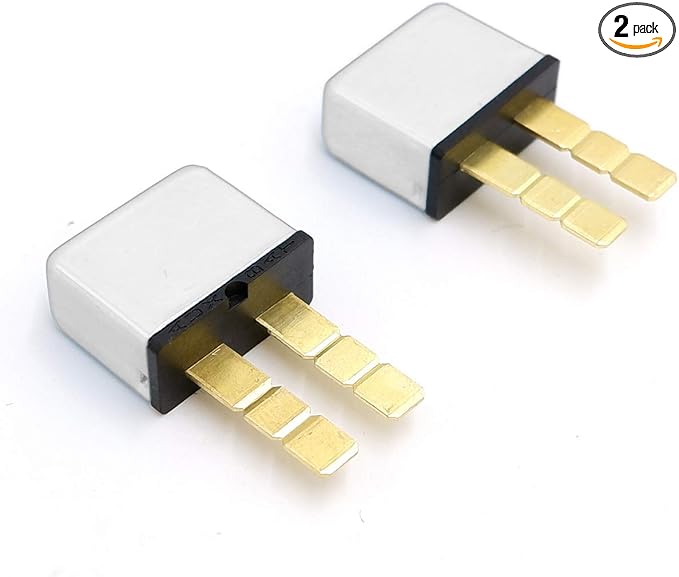 Automotive Circuit Breaker, Plug in Mounting,Snap Off, T1 Thermal Reset, ATC,ATO Blade Type 25A Terminal Connection (2 pcs)