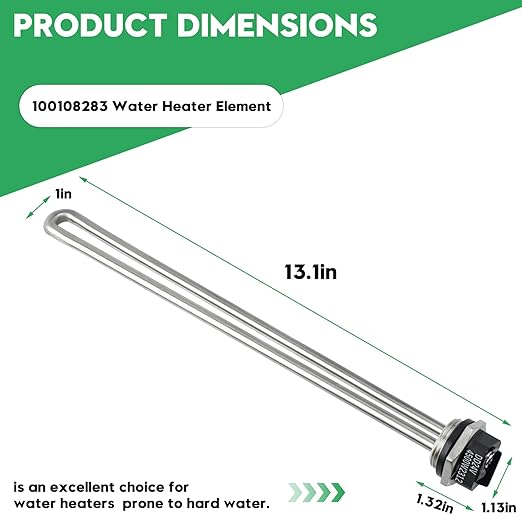 for AO Smith100108283 Water Heater Element 4500W 240V,for ECT 52 55 66 80 120,ECS 30 40 50,ECLN ELJN ECJN 40,ECL 30 50, E6 Electric Water Heaters, Replace100108284 9000092015 9000092045