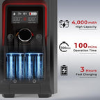 CAMPLUX Nano 3 Pro 1 lb Propane Portable Water Heater, Table Top Camp Water Heater & Shower Pump w/Built-in Battery, Compact Outdoor Camping Hot Showers