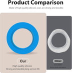 Flush Valve Seal for American Standard and Eljer Toilet, 5 Pack Toilet Parts for 7301111-0070A Upgraded Silicone Material Flush Valve Replacement Kit Gasket Ring for Champion 4 and Eljer Titan 4