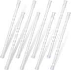 8 Pack Window Security Bar Extendable Tension Rods 23.6-43.3 Inch 1.2'' Diameter Adjustable Sliding Glass Door Lock Security Stick Window Safety Bars with Rubber Tips for Bathroom Cupboard