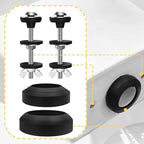 Universal Toilet Tank to Bowl Gaskets Kit, 4 PCS 2.75‘’ Heavy Duty Toilet Tank Bolts Replacement, Fits Most 2-Inch and 3-Inch Leak Resistance Toilet Flush Valve Opening