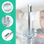 TVIOX PVC Pipe Reamer 7Pcs - PVC Fitting Saver for Removing SCH 40 from Hub, 1/2 In, 3/4 In, 1 In, 1-1/2 In, 2 In, 3 In, 4 In Bit Socket Saver Set for PVC Plumbing Fits 1/2" Variable Speed Power Drill