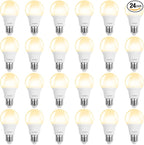 BUBO A19 LED Light Bulbs, 100 Watt Equivalent LED Bulbs, Soft White 2700K, 1500 Lumens, E26 Standard Base, Non-Dimmable, 13W Soft White LED Bulbs for Bedroom Living Room Home Office, 24 Pack