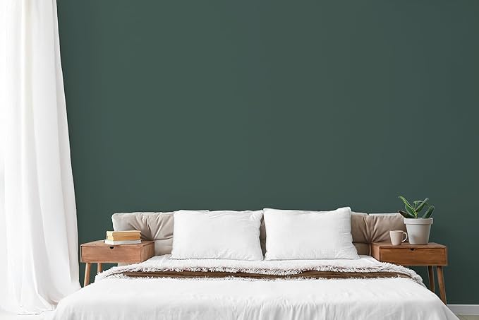 EVOLVE Paint & Primer: Environment-friendly, Low Sheen with One-coat Coverage for Interior & Exterior surfaces (Green Pine, 5-Gallon)