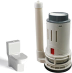 T Tulead Toilet Flush Valve 3-Inch Dual Flush Valve 210mm/8.27" Height Toilet Replacement Parts for One-Piece Toilet