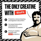 5000mg Micronized Creatine Monohydrate Powder + BioFit™ (Max Absorption) - Supports Muscle Growth, Strength, Endurance, Focus, Brain, Performance & Recovery - USA Made - Men & Women - 60 Servings