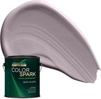 Rust-Oleum Color Spark Interior Paint and Primer in One, Semi-Gloss, Smokey Amethyst, 1 Gallon