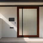 Wall-Mount Mailbox for Outside, Rust Resistant Mail Box Wall Mounted Outdoor, Galvanized Steel Morden Mailboxes (No Keys Locking)