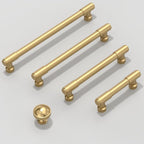 10 Pack Champagne Bronze Cabinet Pulls 6.3 Inch(160mm) Kitchen Cabinet Handles Cabinet Hardware for Drawer Pulls