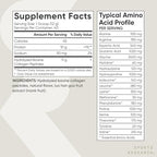 Sports Research Collagen Peptides - Hydrolyzed Type 1 & 3 Collagen Powder Protein Supplement for Healthy Skin, Nails, & Joints - Easy Mixing Vital Nutrients & Proteins, Collagen for Women & Men