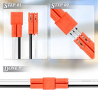 Zhengmy 20 Pcs E26 Socket Adapter, Medium Base Male Screw in Light Socket Pigtail for LED Recessed Lights