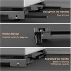 Appliance Rollers Heavy Duty,Newest Extendable Appliance Sliders,Liftable Washing Machine Base,Easily Move Washer and Dryer Machines,Refrigerators,Furniture-Grey