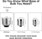 Meconard Outdoor Patio String Light Bulbs, Shatterproof Waterproof S14 LED Replacement Bulbs for Outdoor String Lights, 1W LED Bulbs Equal to 11W Incandescent, 2200K Warm White, E26 Base, Non-Dimmable